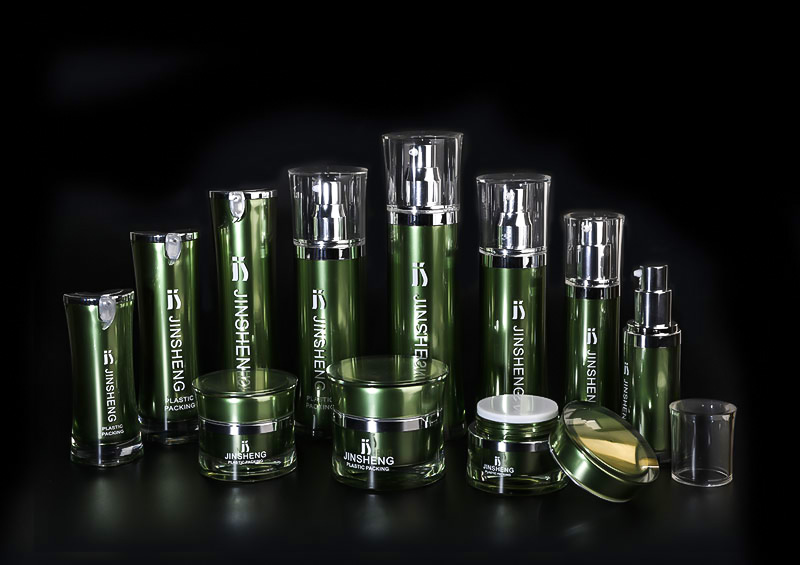 Customized Color U-shaped Acrylic Luxury Cosmetic Bottle Set